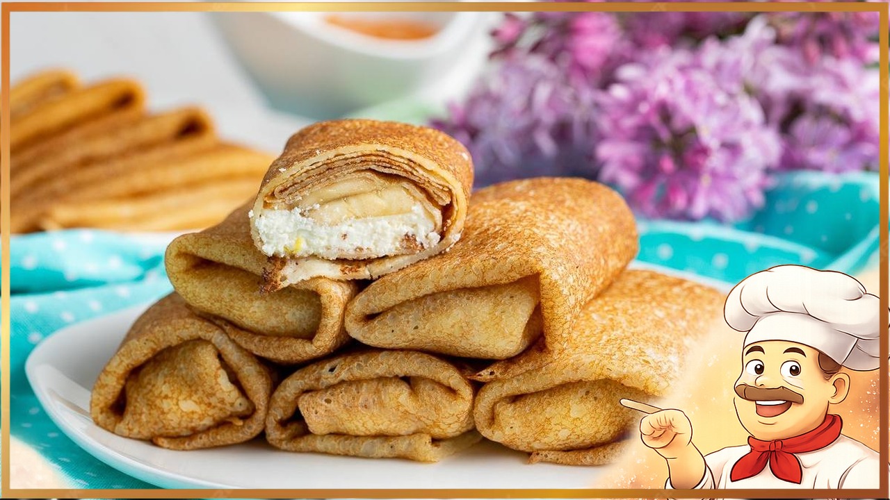 Блинчики с творогом