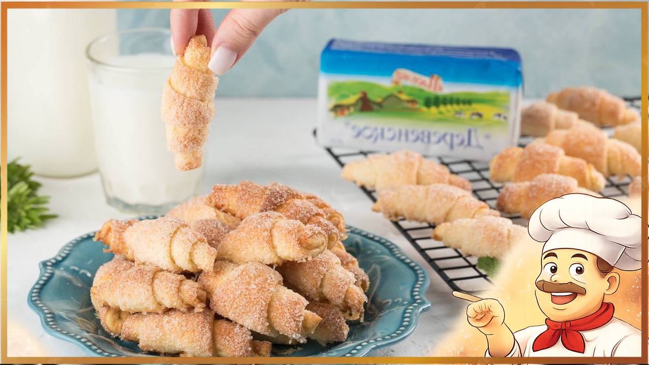 Сахарные рогалики