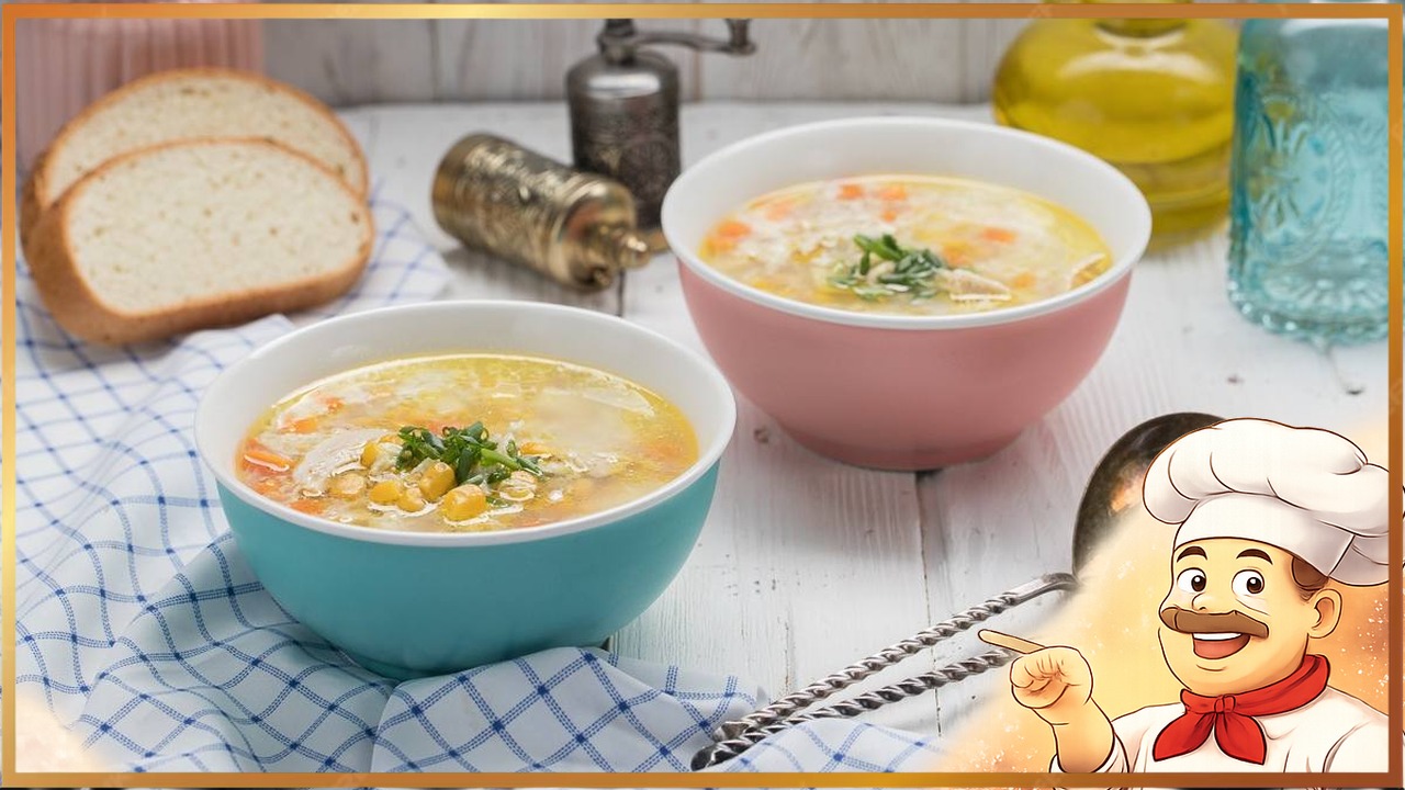 Куриный суп с кукурузой