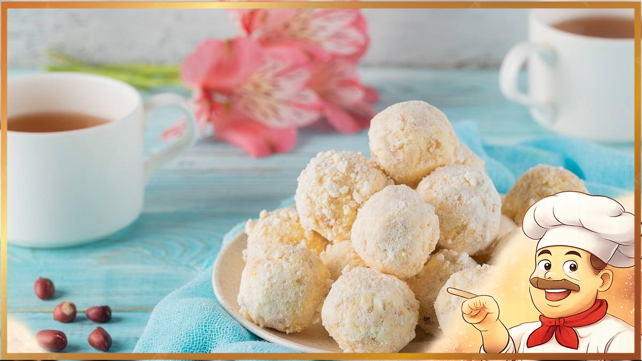 Воздушное арахисовое печенье