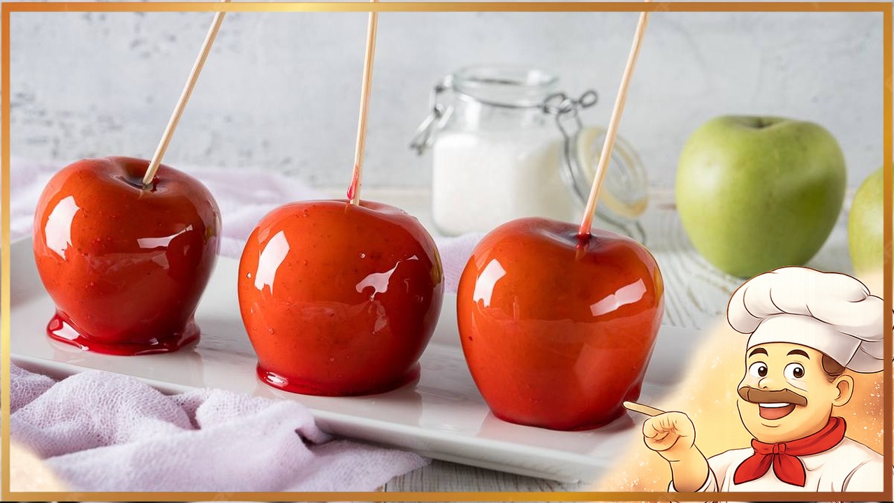 Яблоки в карамели