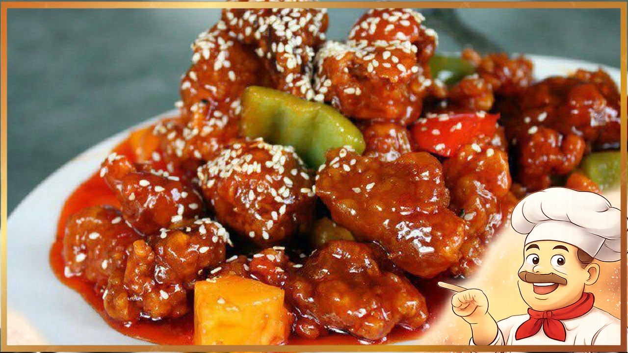 Курица в имбирно-медовом соусе