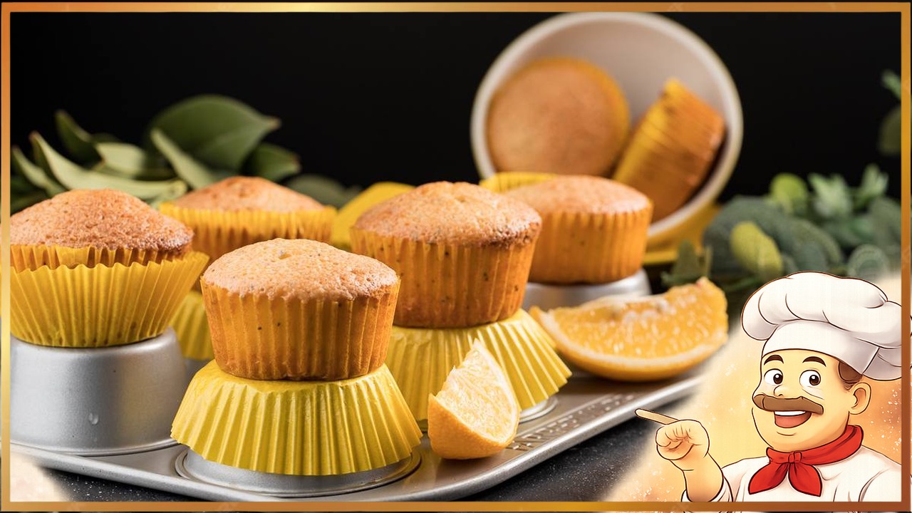 Лимонные маффины с маком