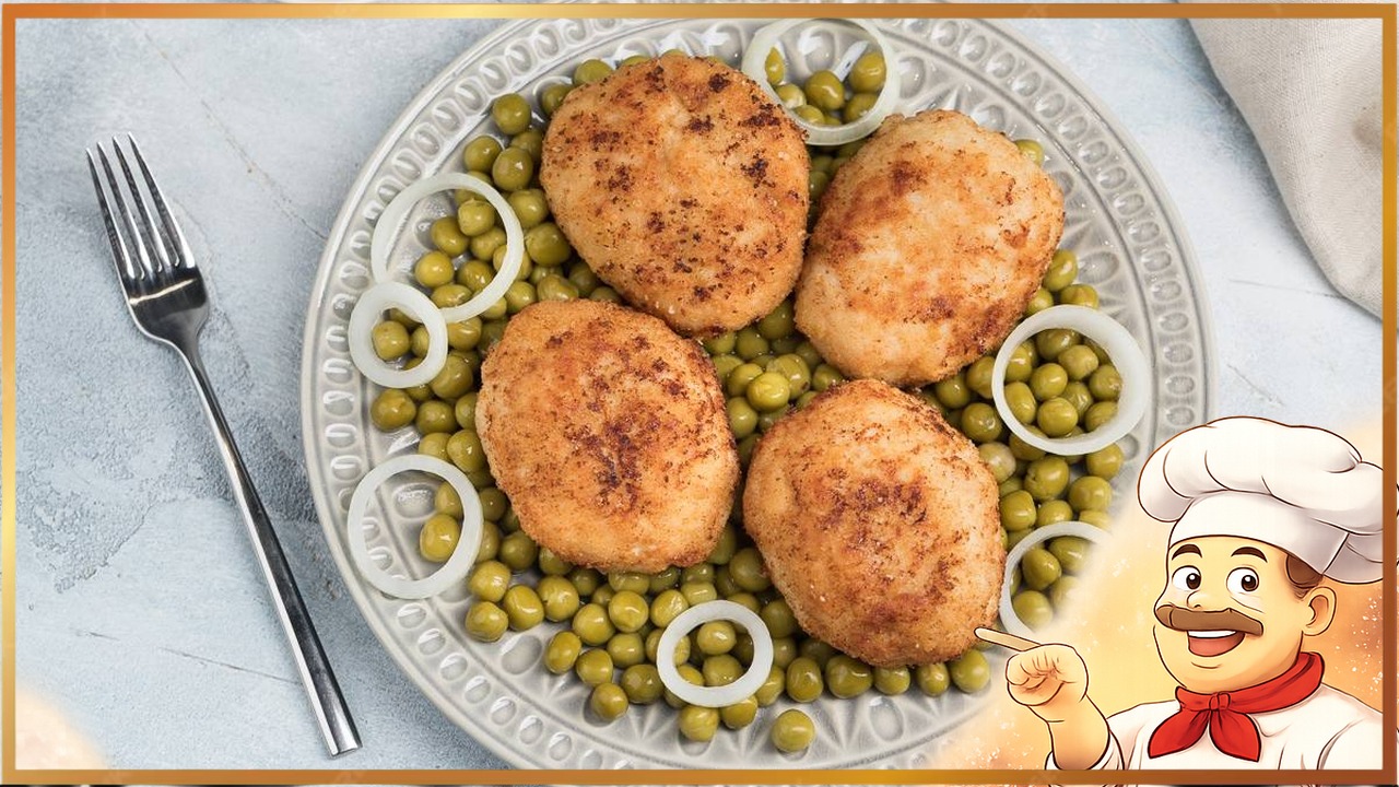 Сливочно-куриные котлеты