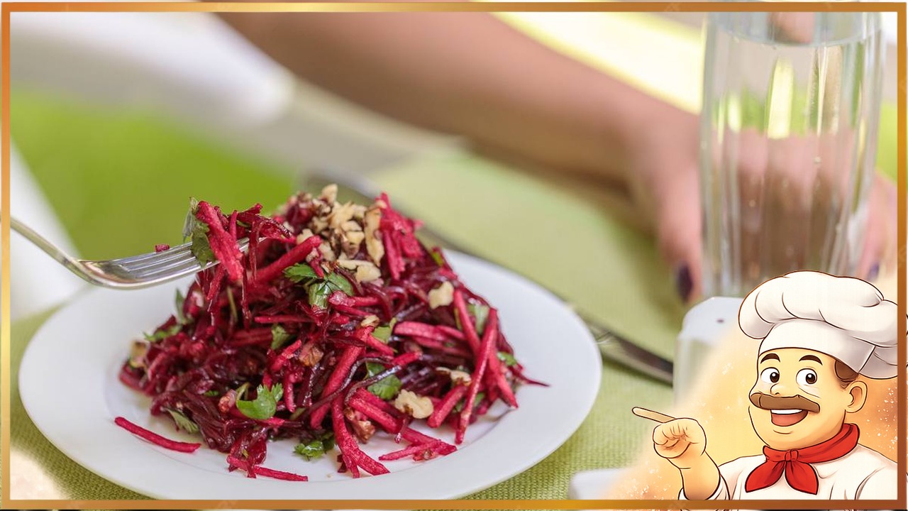 Свекольный салат с яблоками