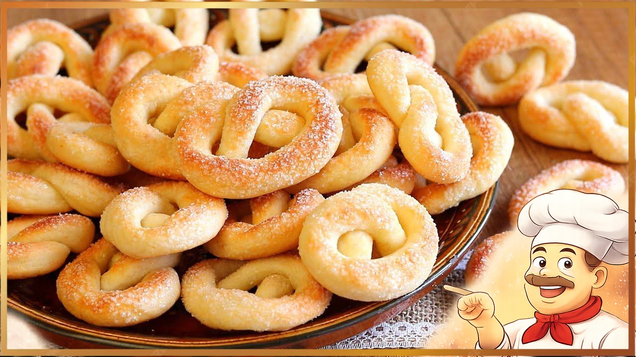 Творожные крендельки