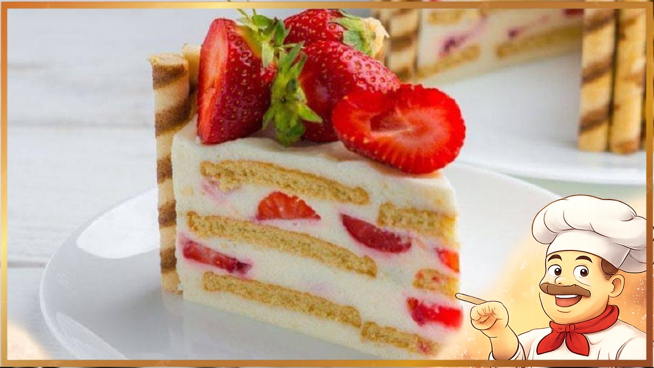 Торт из печенья и творога