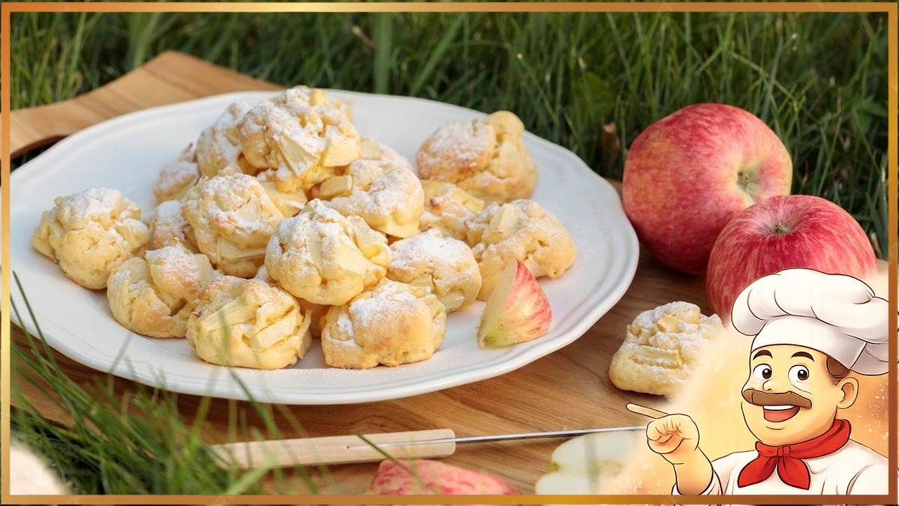 Идеальное яблочное печенье