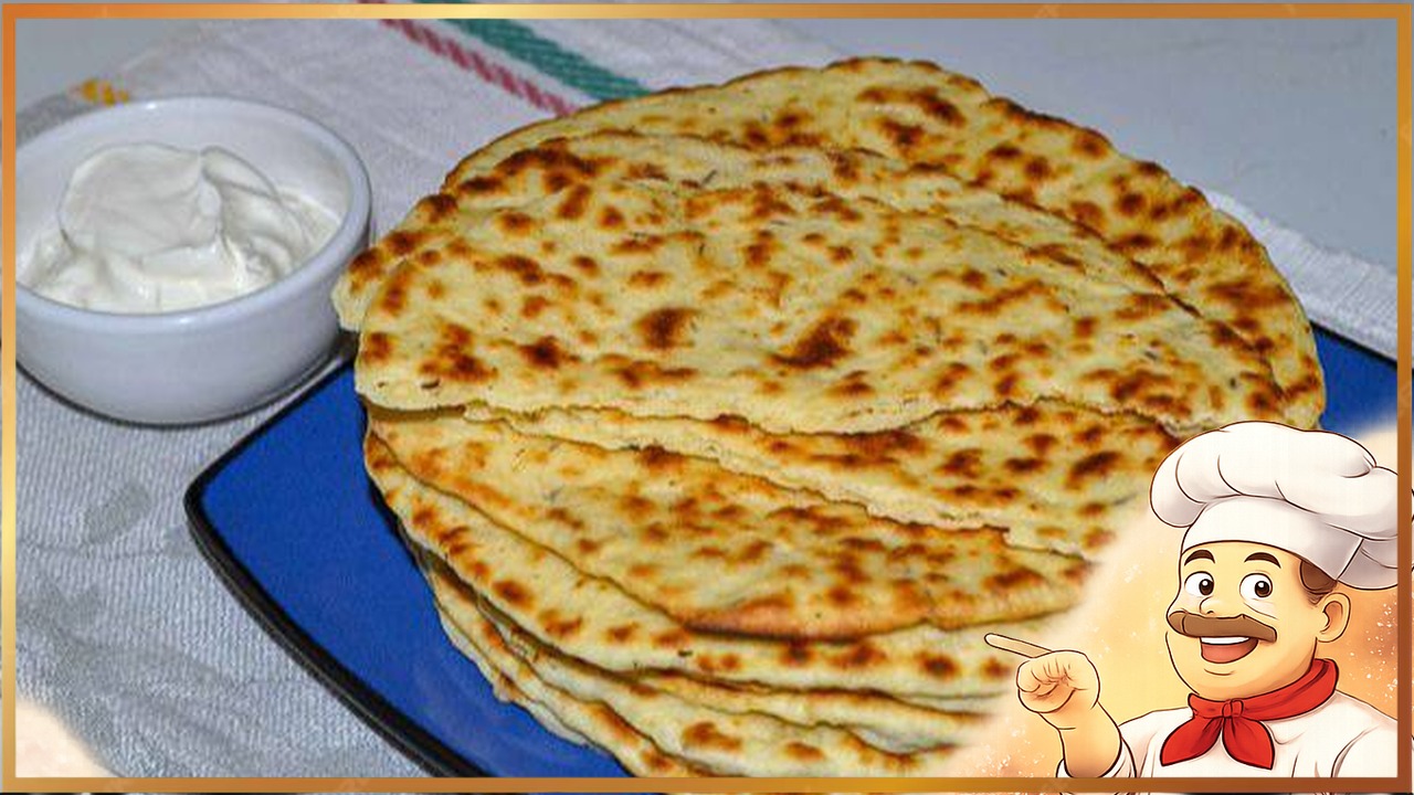 Творожная лепешка