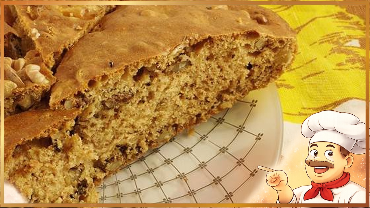 Ореховый кекс за 30 минут