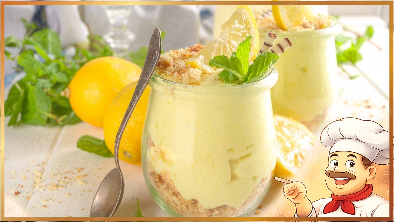 Лимонный мусс-чизкейк