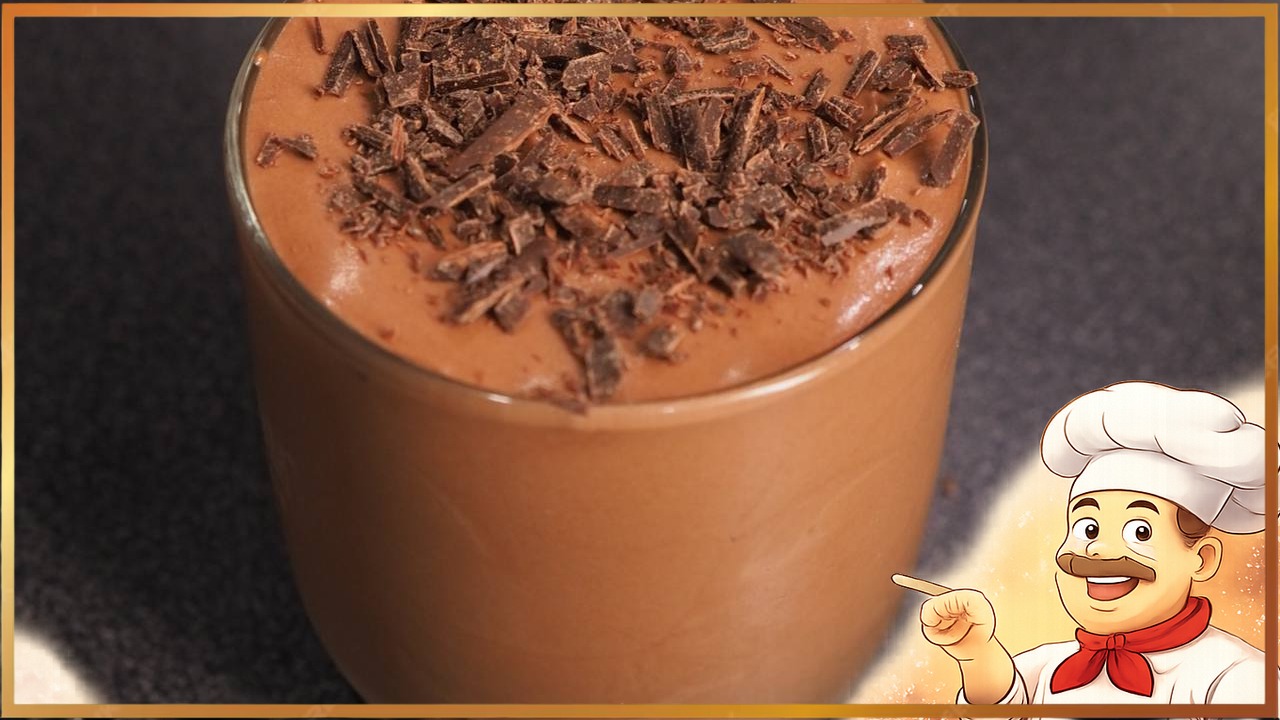 Шоколадный мусс со сливками