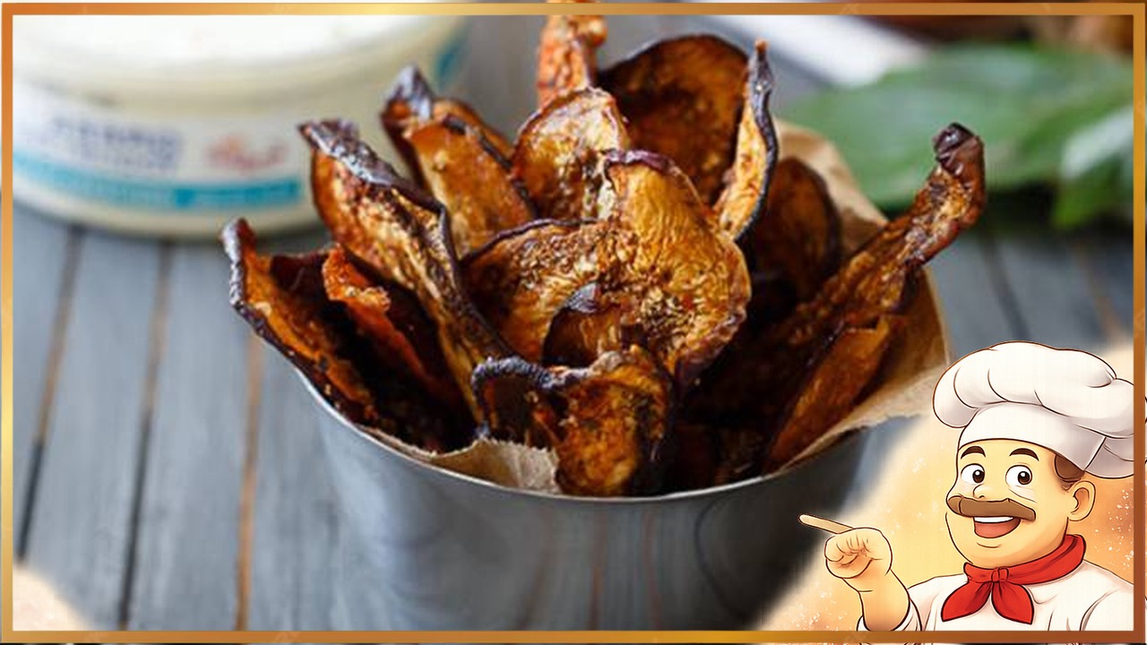 Чипсы из баклажанов со специями