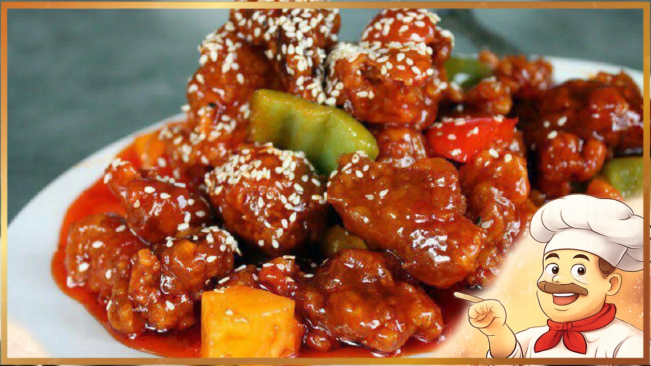 Курица в имбирно-медовом соусе