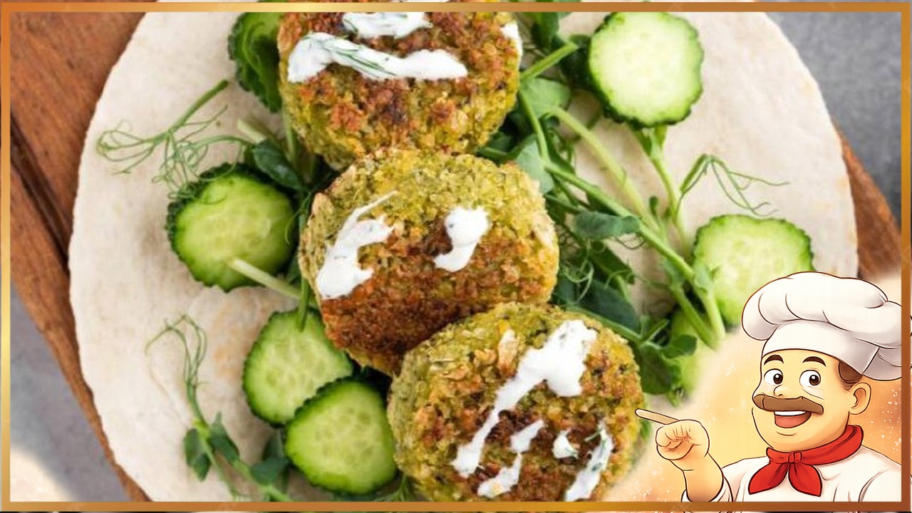 Фалафель со шпинатом