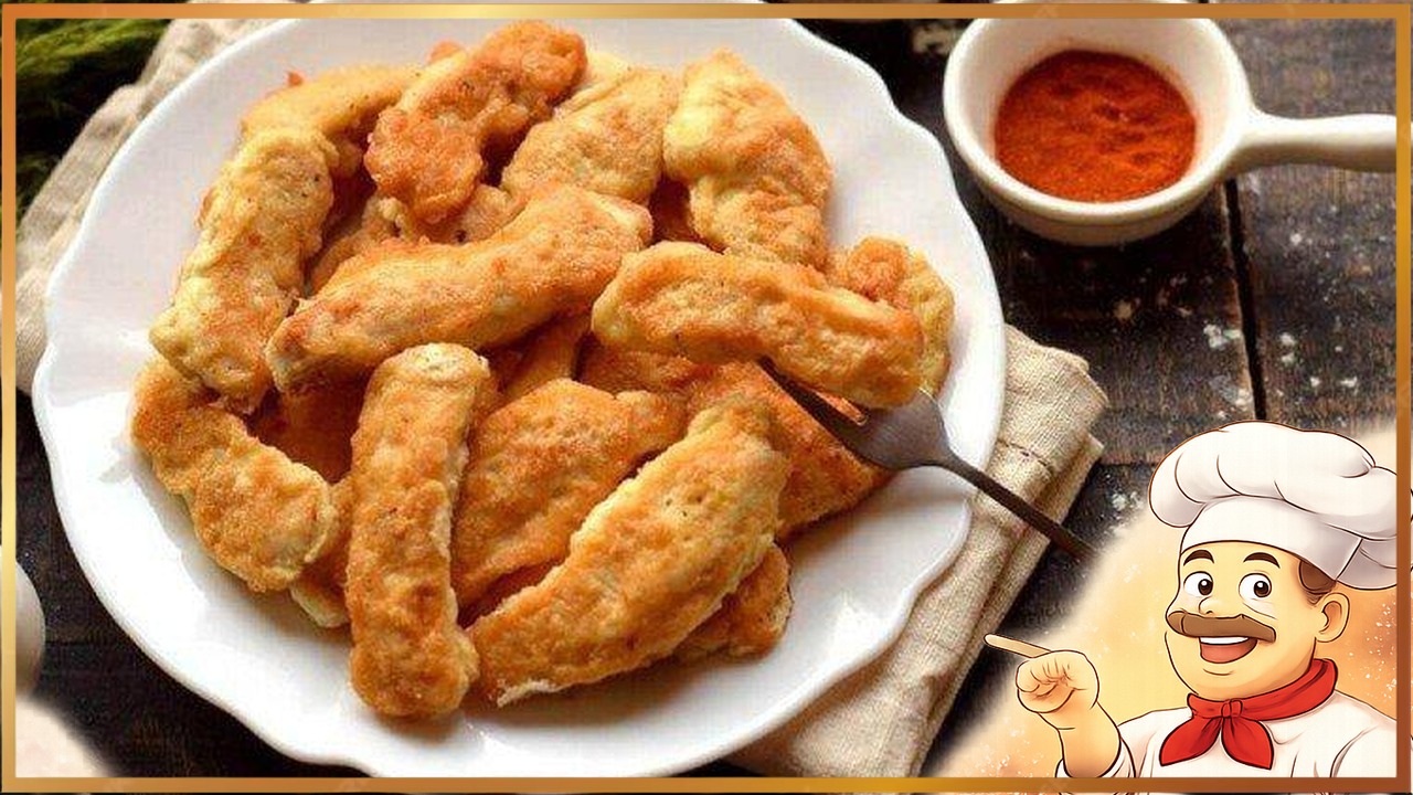 Курица в кляре на кефире