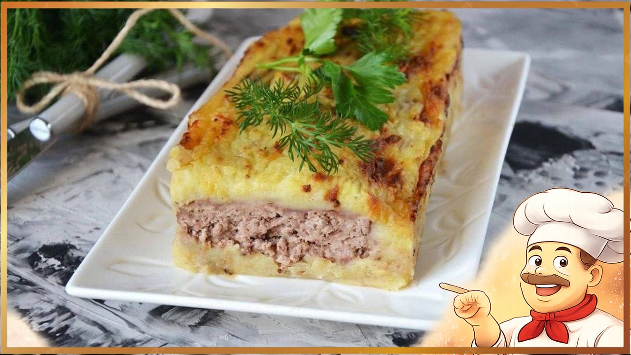 Картофельная запеканка с фаршем