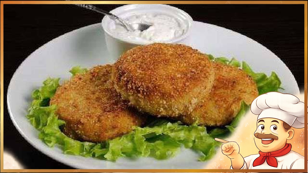 Котлеты из варёной куриной грудки