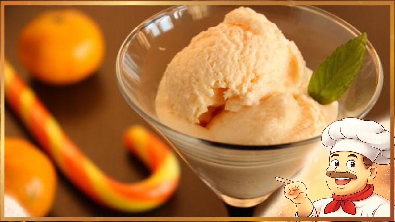 Мандариновое мороженое