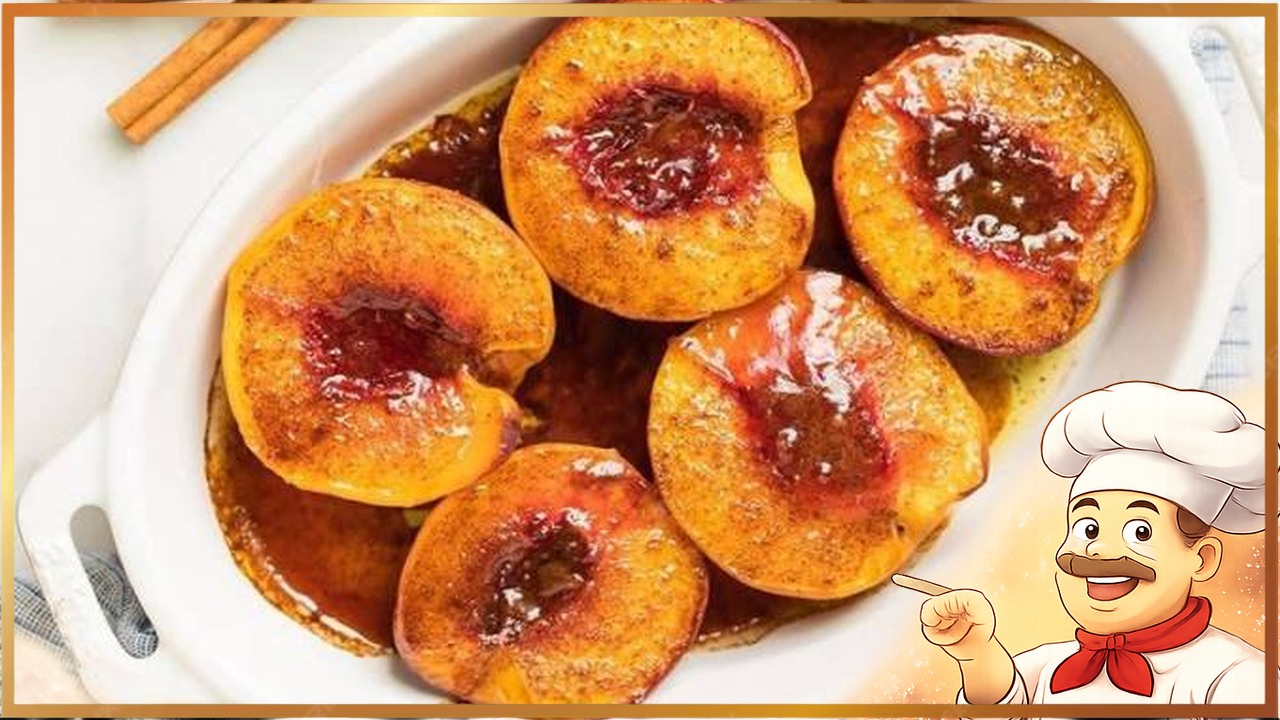 Запечённые персики