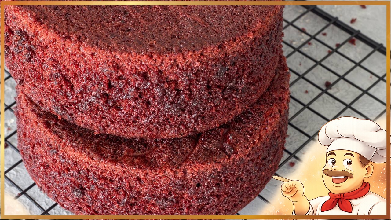 Бисквит красный бархат