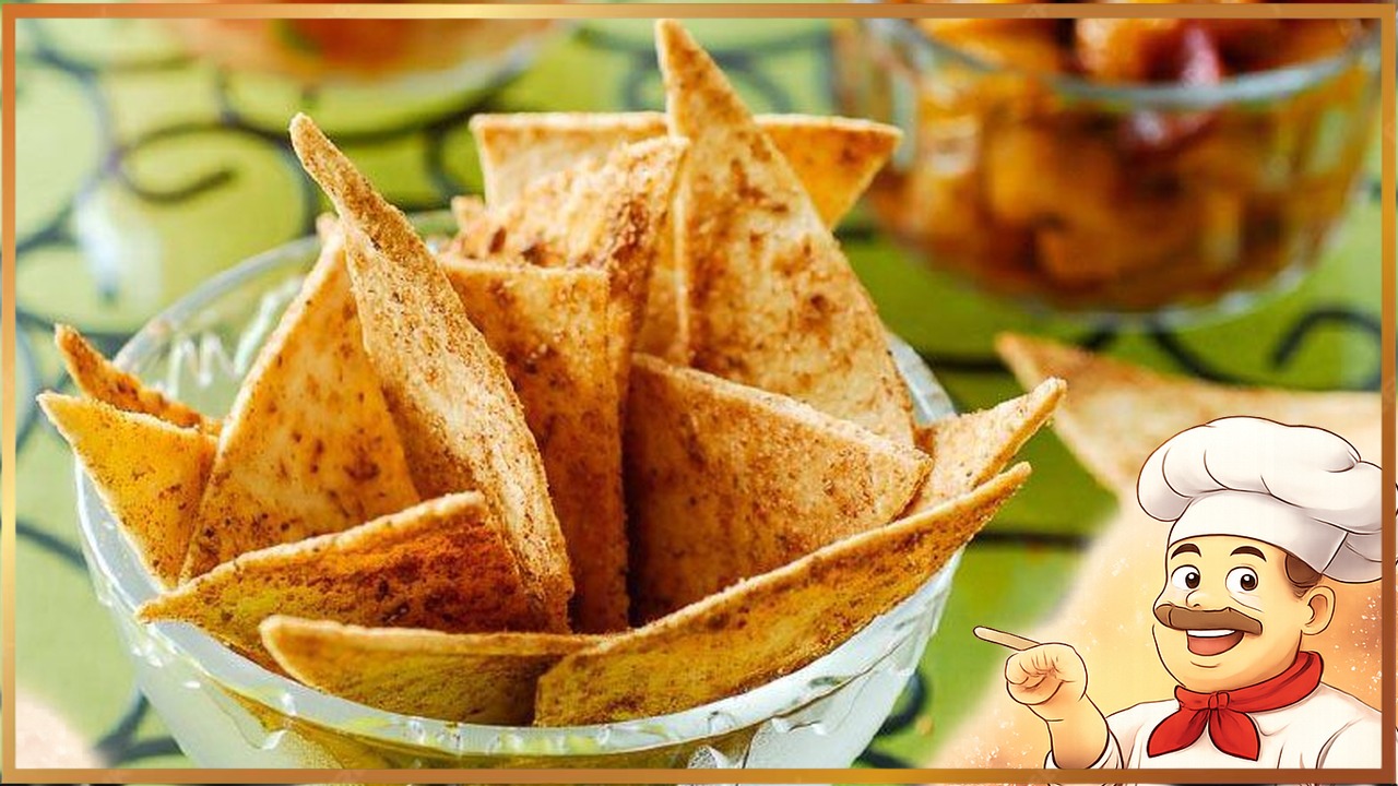 Чипсы из лаваша с сыром