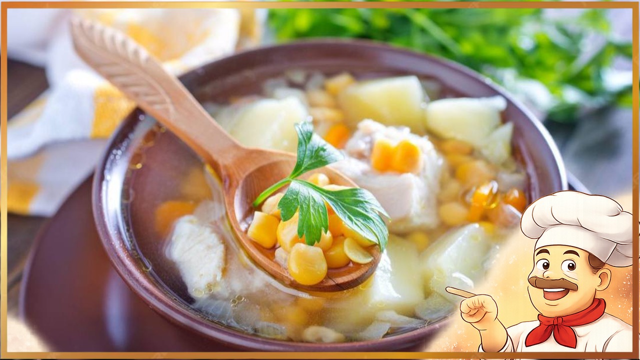 Суп с кукурузой