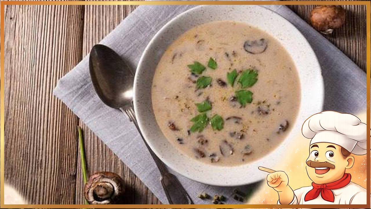 Сливочный грибной суп