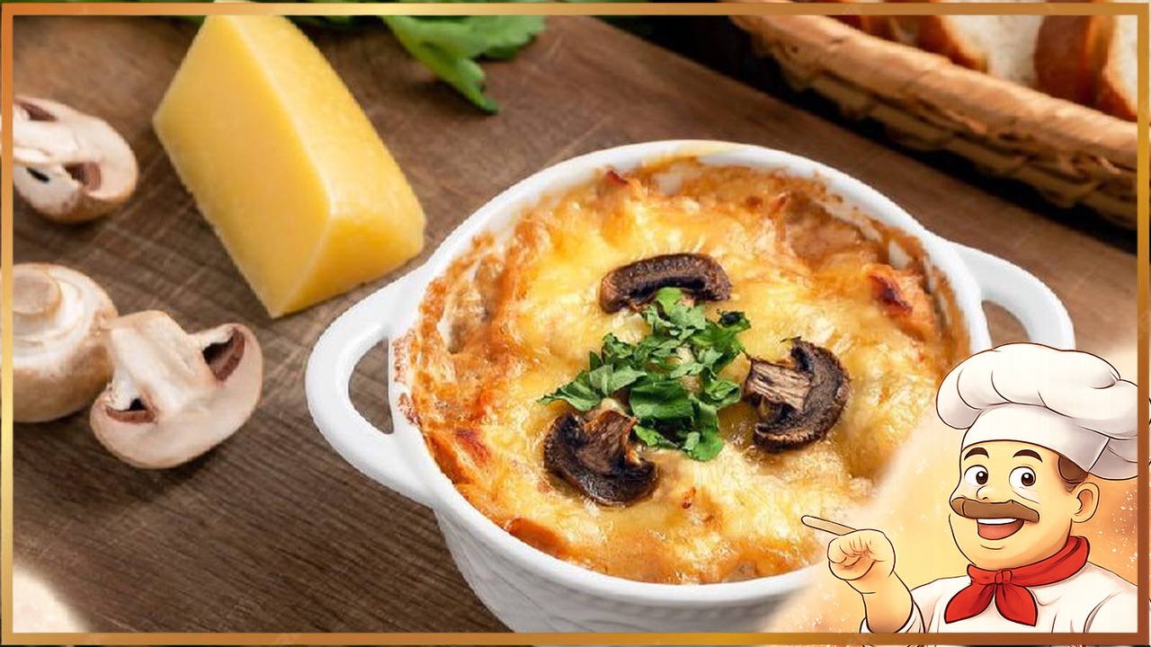 Жульен с курицей и грибами