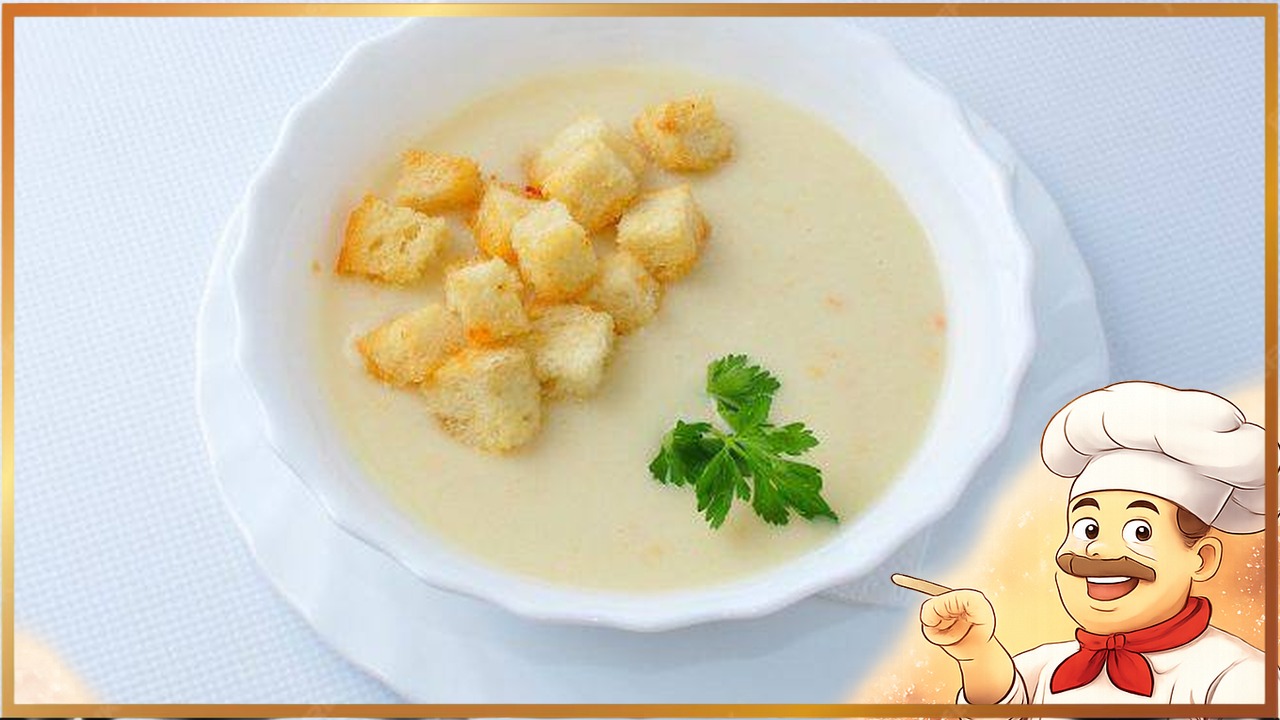 Крем-суп куриный с рисом
