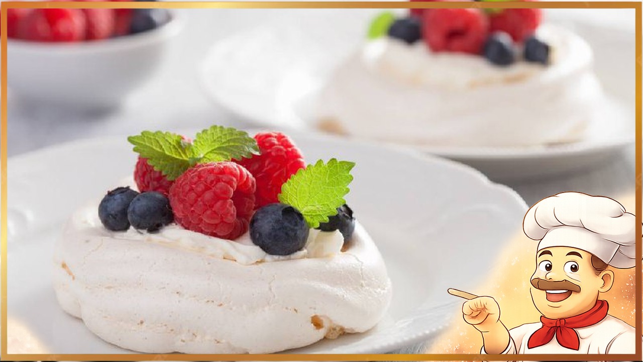 Меренга с ягодами