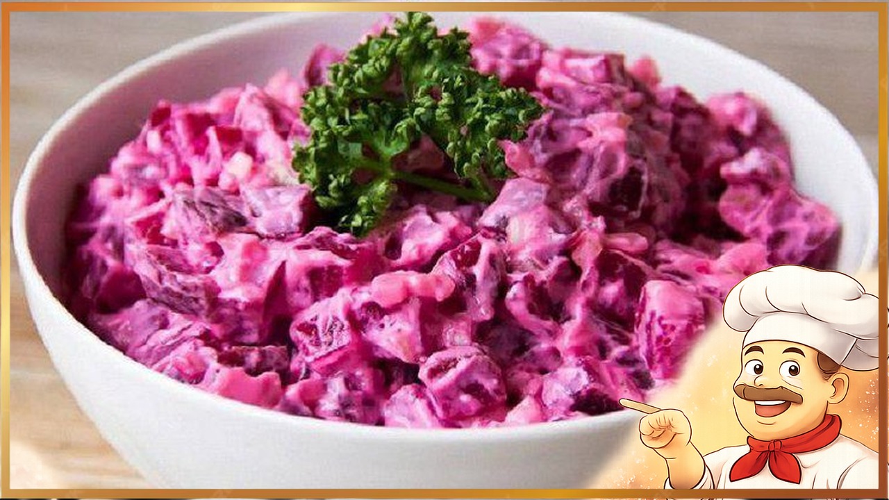 Свекольный салат с майонезом