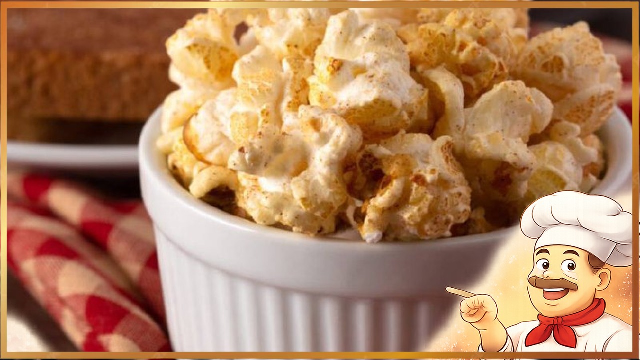 Попкорн с мёдом и корицей