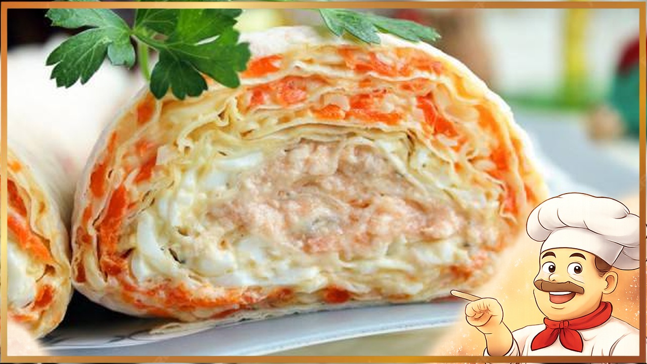 Рулет «Мимоза»