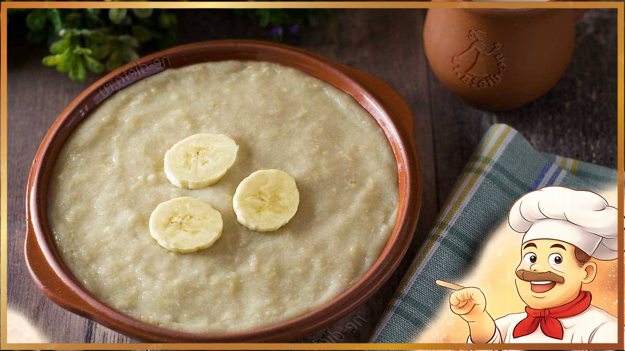 Манная каша с бананом