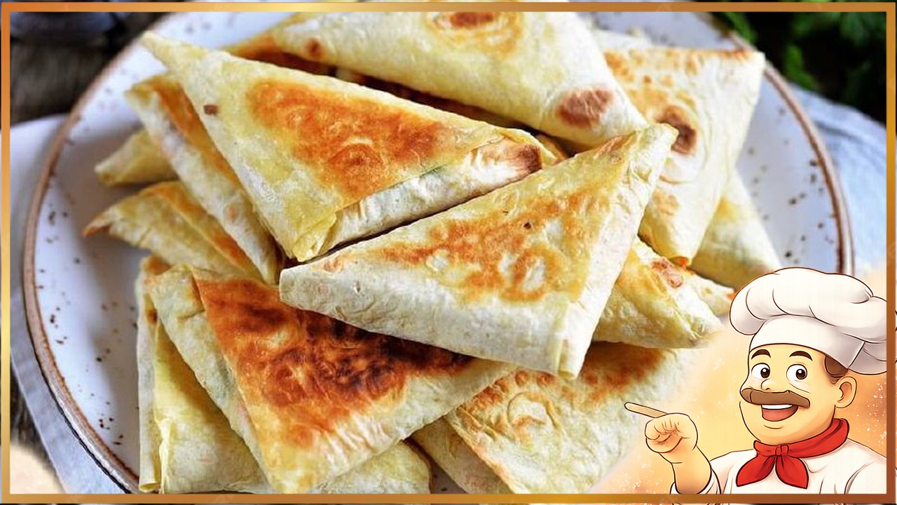 Конвертики с творогом