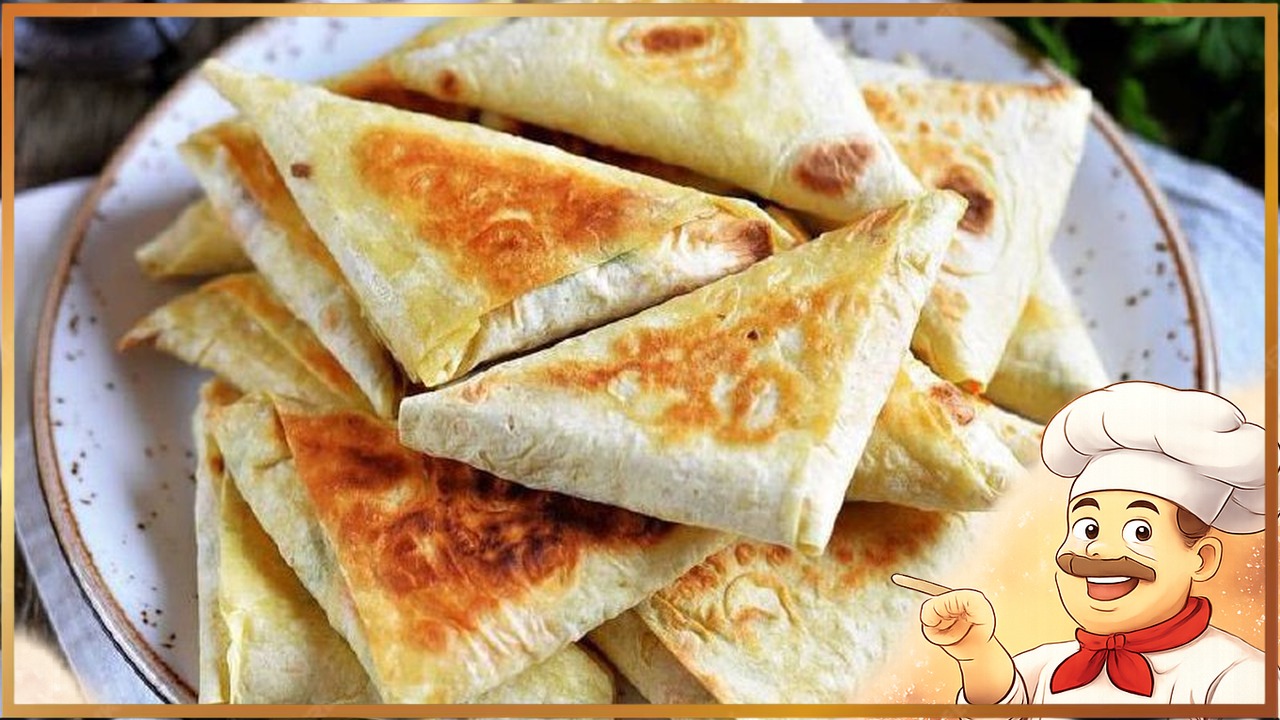 Конвертики с творогом