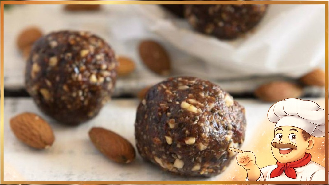 Полезные конфеты с миндалём и финиками