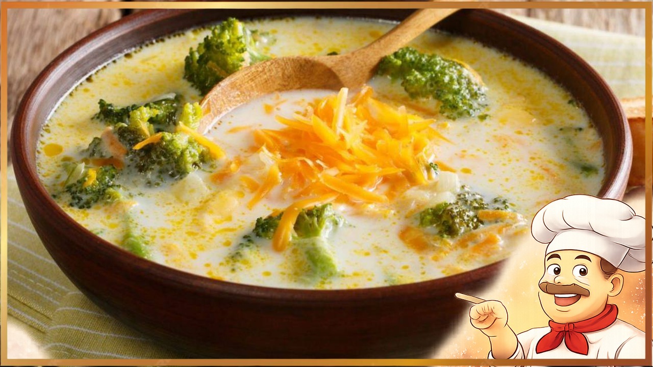 Сырный суп с брокколи