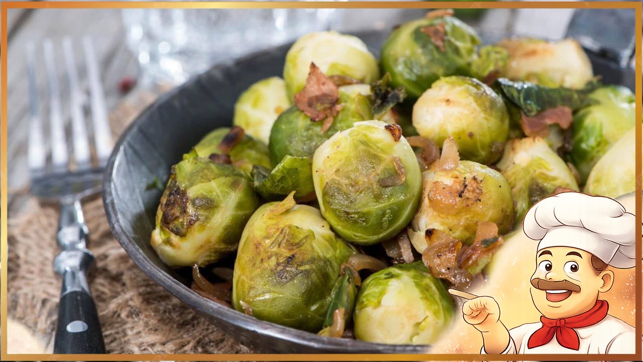 Брюссельская капуста  с ветчиной