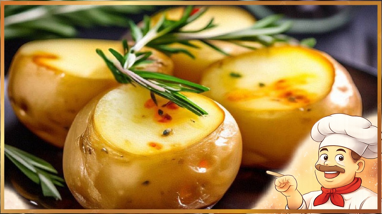 Запеченная картошка с розмарином