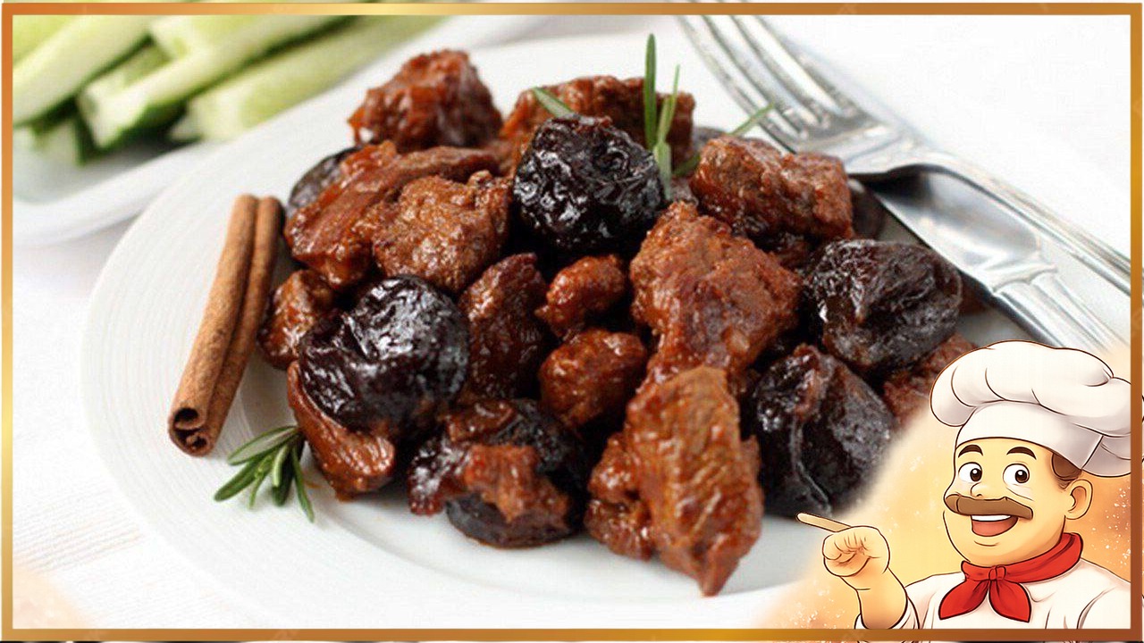Мясо с черносливом