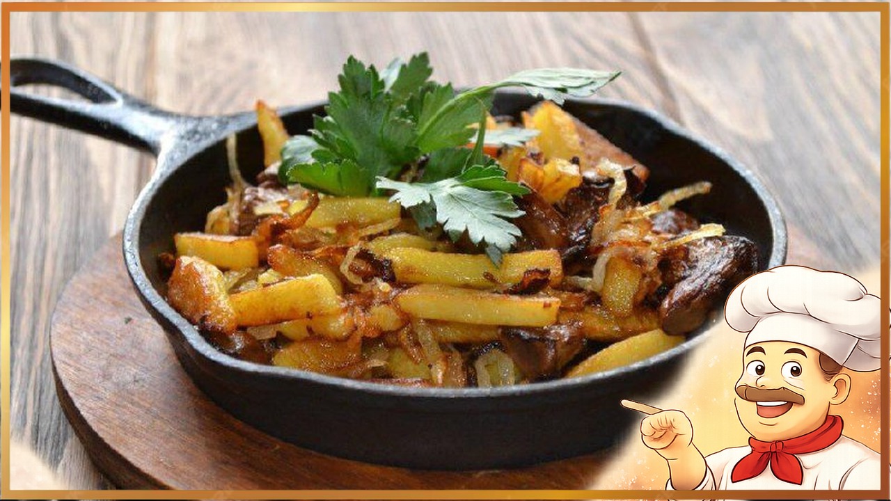 Картошка с мясом по-домашнему