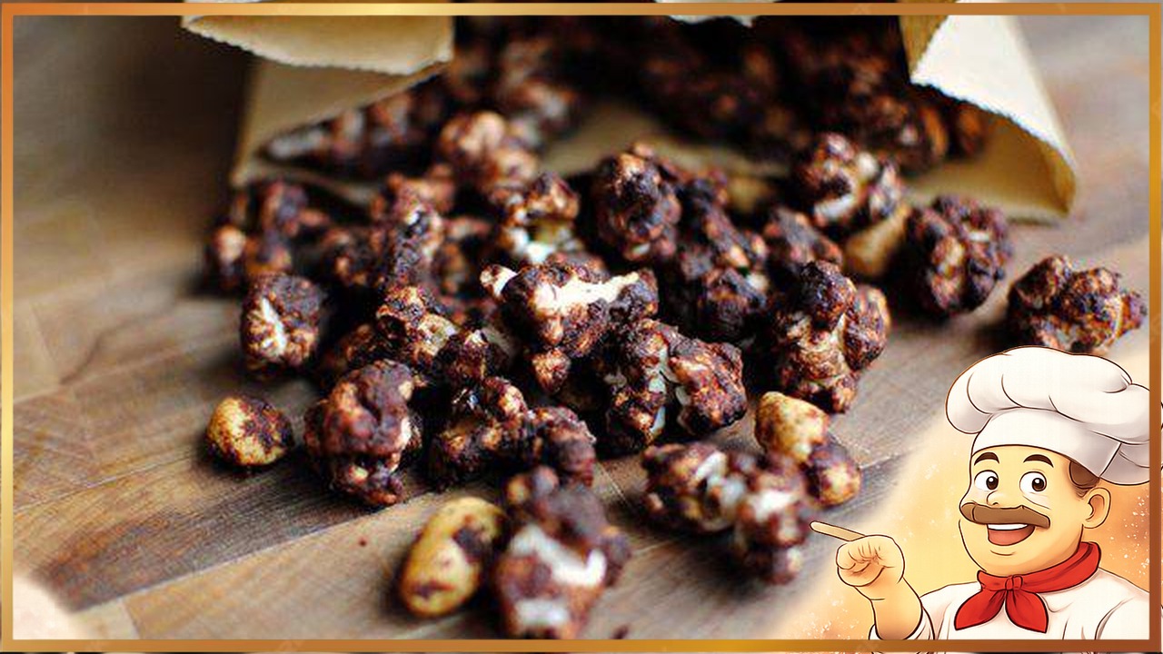 Домашний шоколадный попкорн