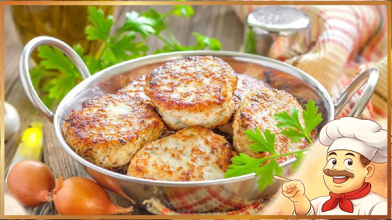 Простые котлеты из фарша индейки