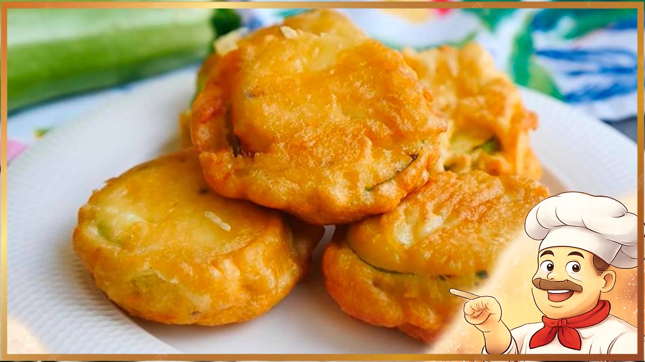 Кабачки в кляре на минералке