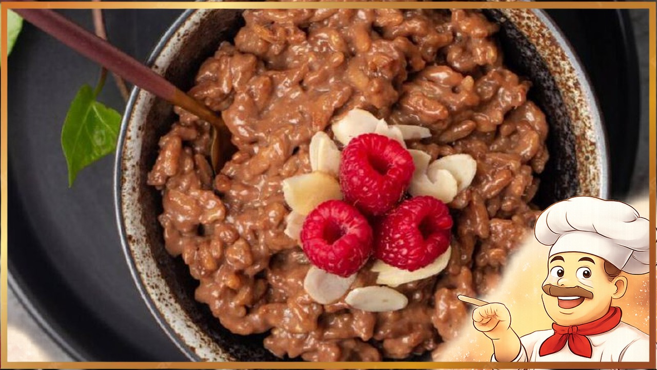 Рисовая каша с какао в мультиварке