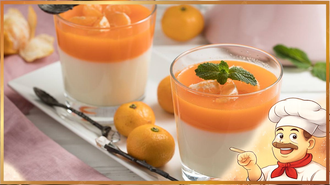 Мандариновая панна-котта