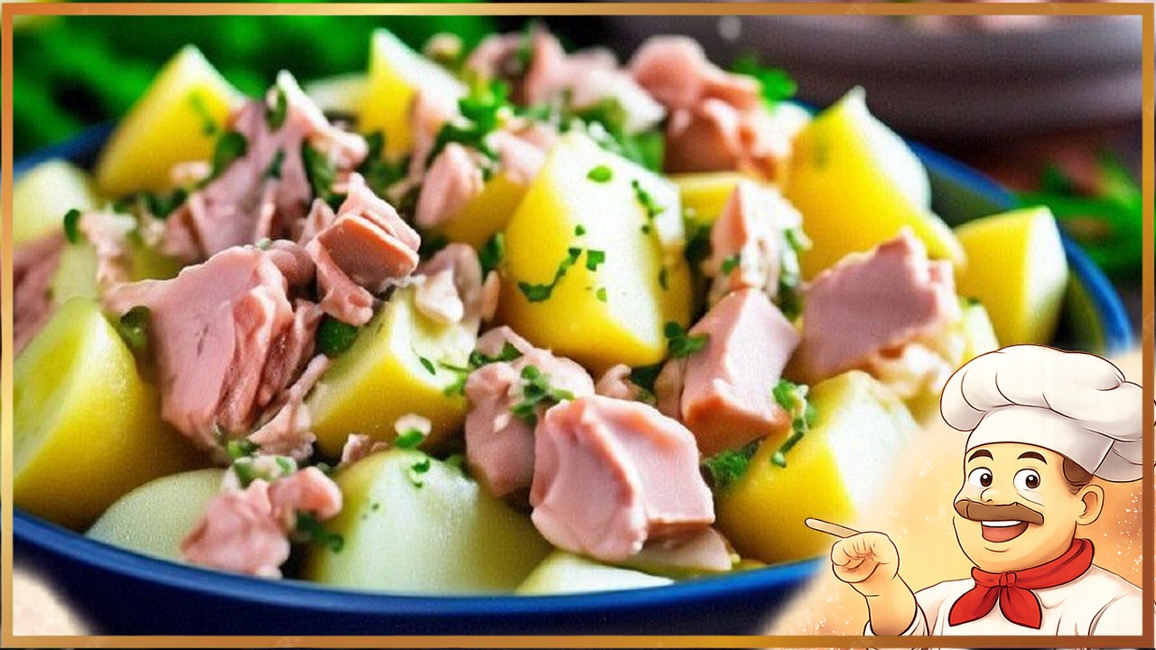Картофельный салат с тунцом