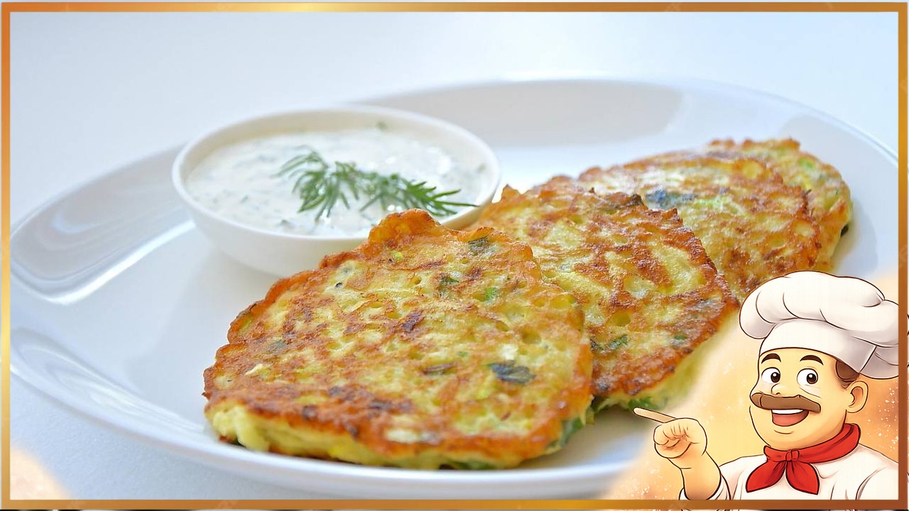 Творожно-кабачковые оладьи